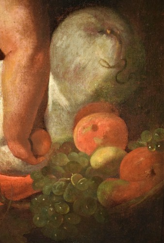 Antiquités - Bacchanale de Putti - école Peter Paul Rubens XVIIe